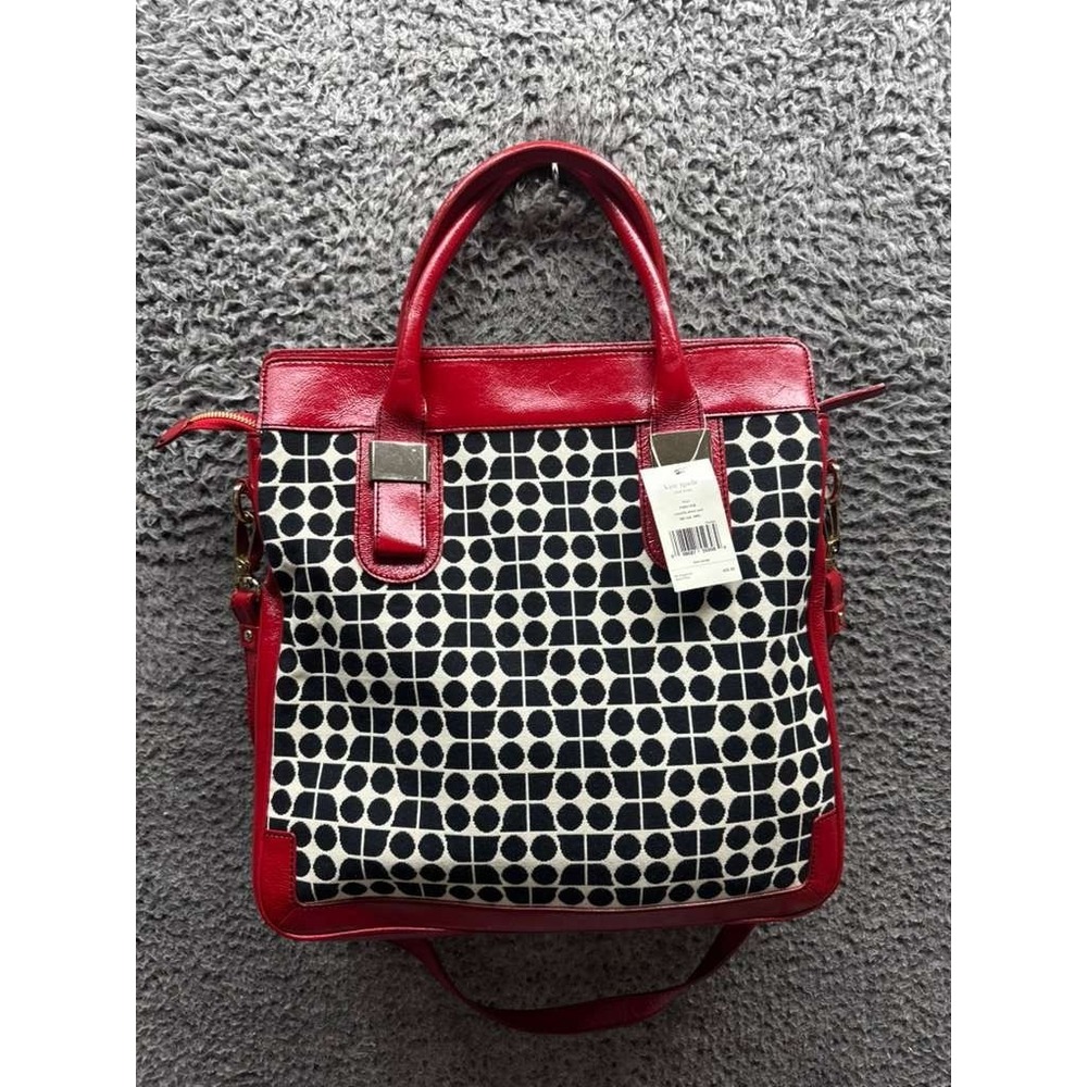NWT Kate Spade New York Cornelia Street Noel Blair Tote Bag Black Red PXRU1258‎